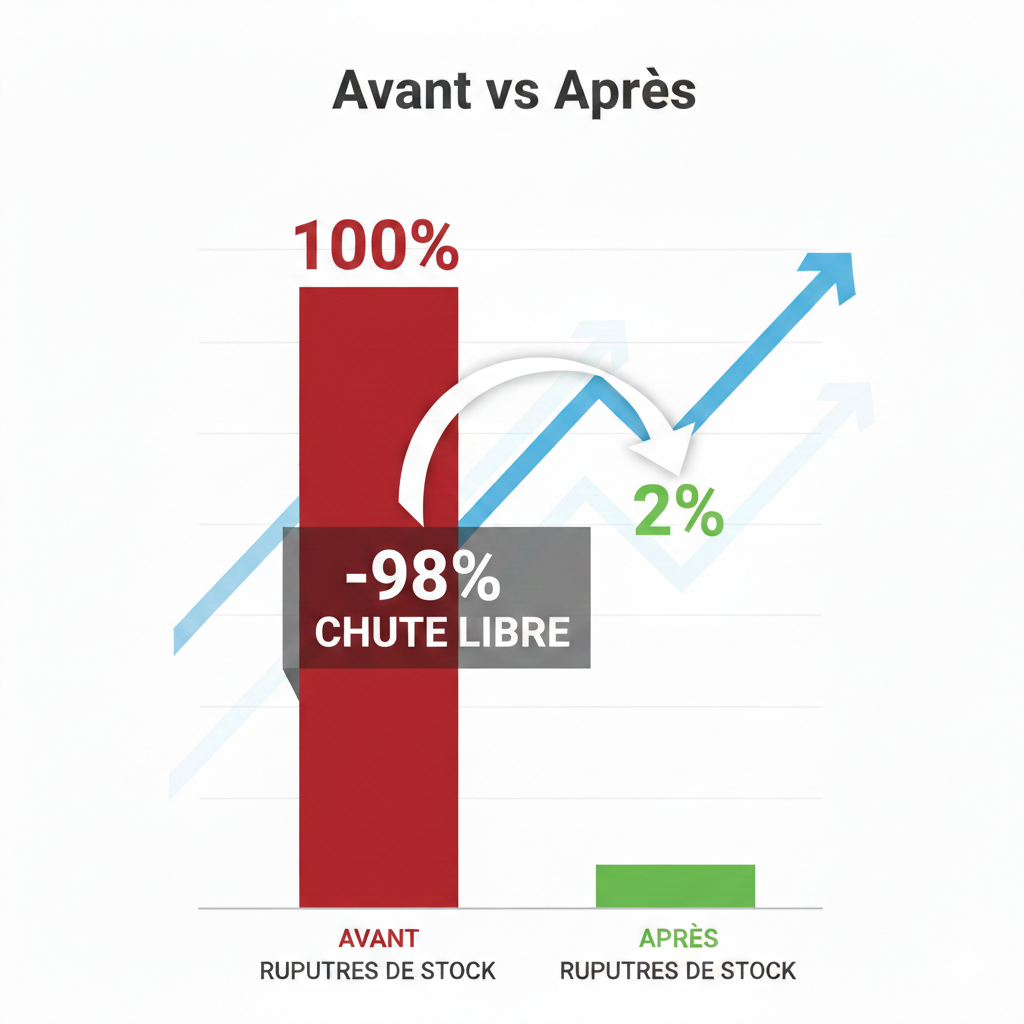 Graphique ROI analytique prescriptive Panda Retail Company